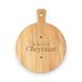 YourSurprise Hêtre Plateau de service personnalisé - Rond - Taille M - Avec gravure