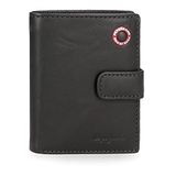 Pepe Jeans Badge Verticale portemonnee met kliksluiting, Navy Blauw, Click Wallet