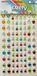 Brewis Fleurs autocollantes à effet nacré, 168 pièces
