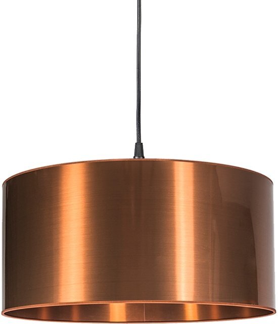 QAZQA Pendel 80cm - Hanglamp - 1 lichts - H 1100 mm - zwart