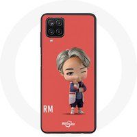 Maniacase Etui voor Samsung Galaxy A12 BTS TinyTAN Animatie RM