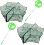 Kreeftenfuik - Groen - Nylon - 60 x 25 x 25 cm