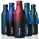 BJPKPK 750 ml Geïsoleerde Waterfles | BPA-vrij, Lekdicht, 3 Deksels, Met Riemaal | Herbruikbare Fitnessfles voor Sport, Reizen En School, Charmant Zwart Rood
