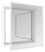 Windhager FLEXI FIT telescopisch vliegengaas 130 x 150 cm wit