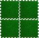 Neka Foam puzzelmat zwembadtegels / fitnesstegels - Gras - 16x stuks - 50 x 50 cm p/stuk