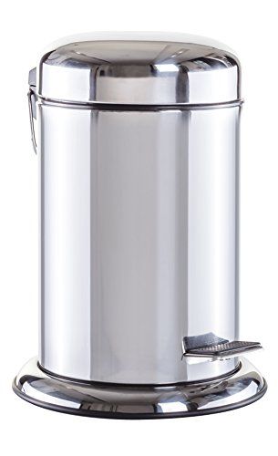 Möve Pedaal Afvalbak - Zilver - Ø 22 x 29,5 cm
