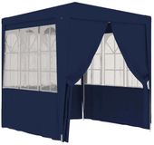 Corenia Blauw Paviljoen Tuinpaviljoen Partytent Buitentent Overkapping Waterdicht Robuust Stalen Frame 2.5 x 2.5 m