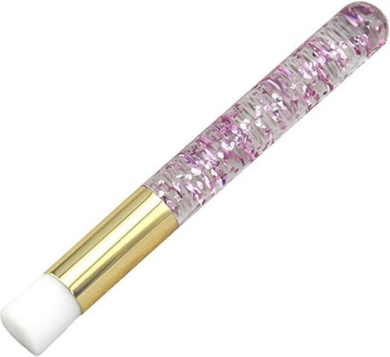 Lashsmash Cleansing brush purple flakes