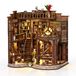 Merkloos Miniatuur Poppenspeelhuis Bibliotheek Doe-het-zelf Kit