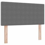 vidaXL LED Hoofdbord Lichtgrijs 100 cm Corduroy Stof