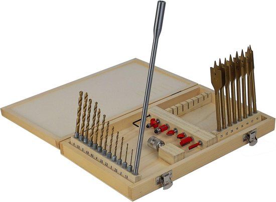 Bruder Mannesmann MANNESMANN Boorset voor hout en metaal - 28 stuks