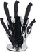 Set de 7 couteaux professionnels, porte-couteaux rotatif, couteau d'office de très haute qualité, set de couteaux de cuisine, couteau de chef, design 4