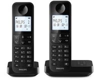 Philips D2752B/12 DECT Draadloze Telefoon met 2 Handsets - Zwart