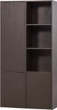 WOOOD Meggy Opbergkast Links - Grenen hout - Middenbruin - 215x108x40