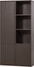 WOOOD Meggy Opbergkast Links - Grenen hout - Middenbruin - 215x108x40