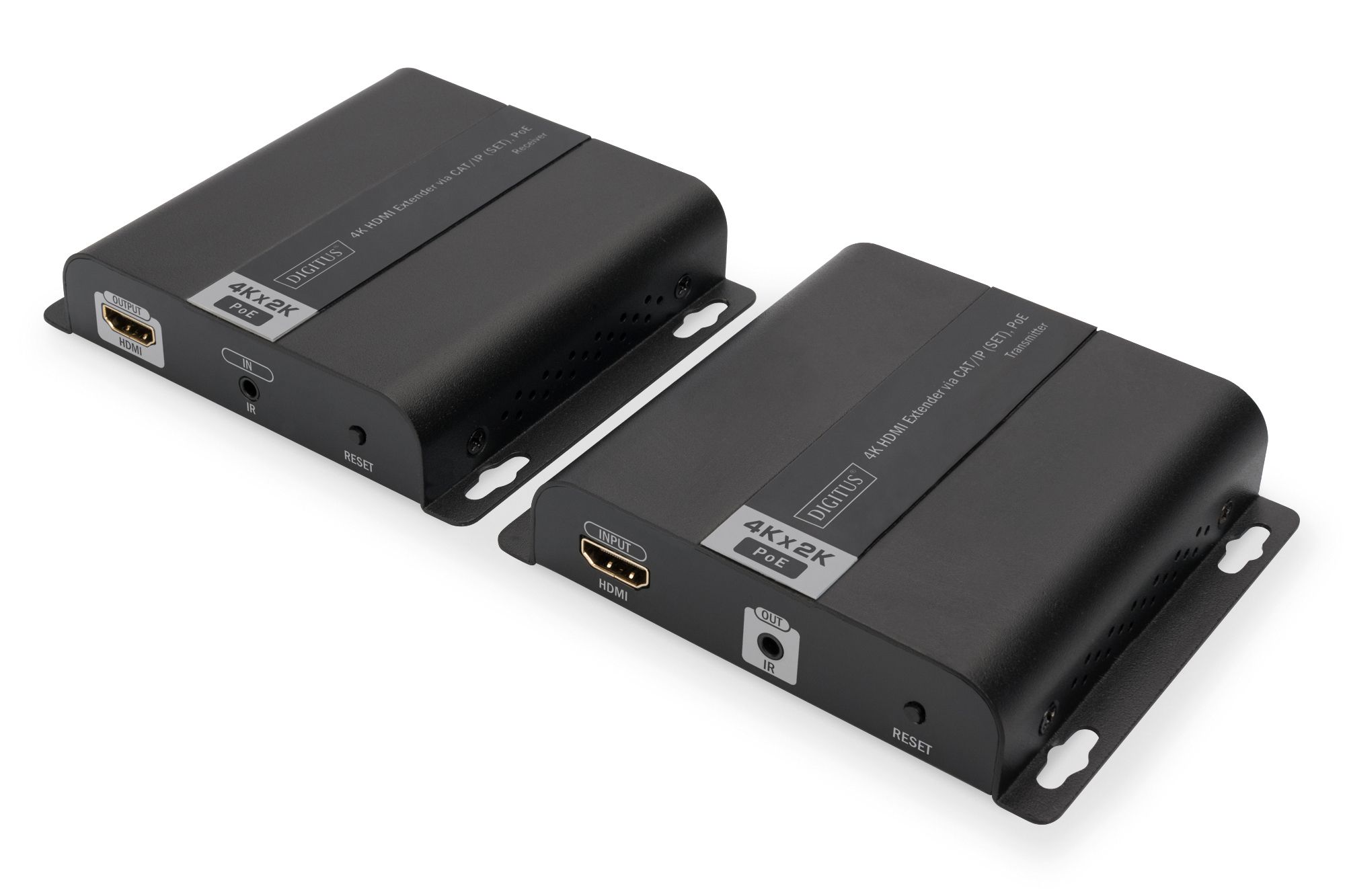 Digitus DS-55124 AV Extender - Zwart