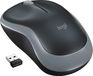 Logitech M185 Draadloze muis, 2,4 GHz met USB-nano-ontvanger, 12 maanden batterijduur, 1000 DPI optische tracking, geschikt voor zowel linkshandige als rechtshandige gebruikers, grijs
