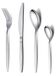 Elzusha - Service de couverts 24 pièces - Acier inoxydable - Finition brillante - Compatible lave-vaisselle - Pour 6 personnes - Idéal pour les fêtes - Service de table