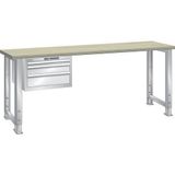 Lista Werkbank 27x36E 2000x800x750-1100mm Beuken