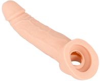 Nature Skin – Penis Sleeve Omhulsel met Natuurlijk Zachte Pasvorm en Licht gebogen Ontwerp - Beige