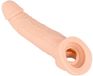 Nature Skin – Penis Sleeve Omhulsel met Natuurlijk Zachte Pasvorm en Licht gebogen Ontwerp - Beige