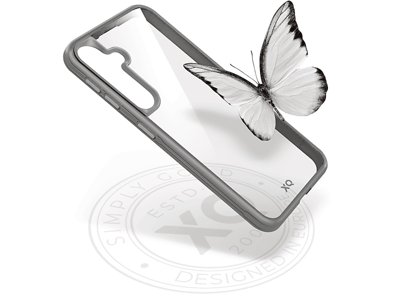 Xqisit Borboleta Telefoonhoesje Voor Samsung Galaxy A35 Grijs