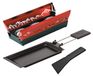 Merkloos Steak & Co. Mini raclette set - Staal - Rood - 9 x 9 x 20 cm
