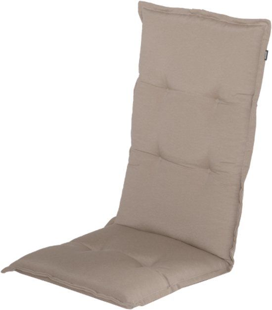 Hartman Tuinstoelkussen Cuba Sand Hoge Rug 123x50x8cm