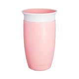 Munchkin Miracle 360 Cup, Baby and Sippy Cup, Ideal Sippy, Water and Weaning Cup 12+ Months, 10 oz/ 296 ml, Pink.