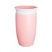 Munchkin Miracle 360 Cup, Baby and Sippy Cup, Ideal Sippy, Water and Weaning Cup 12+ Months, 10 oz/ 296 ml, Pink.