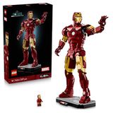 LEGO Marvel Iron Man Mark 3 – Verzameleditie - Avengers Bouwpakket voor Volwassenen - Woondecoratie - Incl. Minifiguur en Arc Reactor - Cadeau voor Mannen, Vrouwen en Fans - 76344