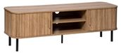Colva meuble TV - 2 portes coulissantes - 140 x 40 x 53 cm - Marron