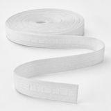 Merkloos Gordijnband 25 mm – 5 Meter – Witte Ruflette Zonder Vaste Plooien