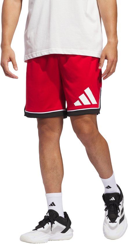 Adidas Performance Adidas Basketball Badge Of Sport Short - Heren - Rood