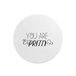 Questo Casa Ronde Digitally Printed Mouse Pad, Non-Slip Base, for Office and Home, Diameter: 22 cm
