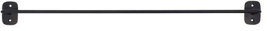 House Doctor porte-serviettes Pati noir en acier inoxydable