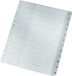 Leitz 1282 Register DIN A4, Bovenbreedte 1-12 Polypropyleen Grijs 12 tabbladen 12820000