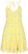 IZIA Yellow Floral V-Neck Sleeveless Short Dress M