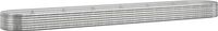 vidaXL Plantenbak - 544x100x36 cm - Staal - Zilver