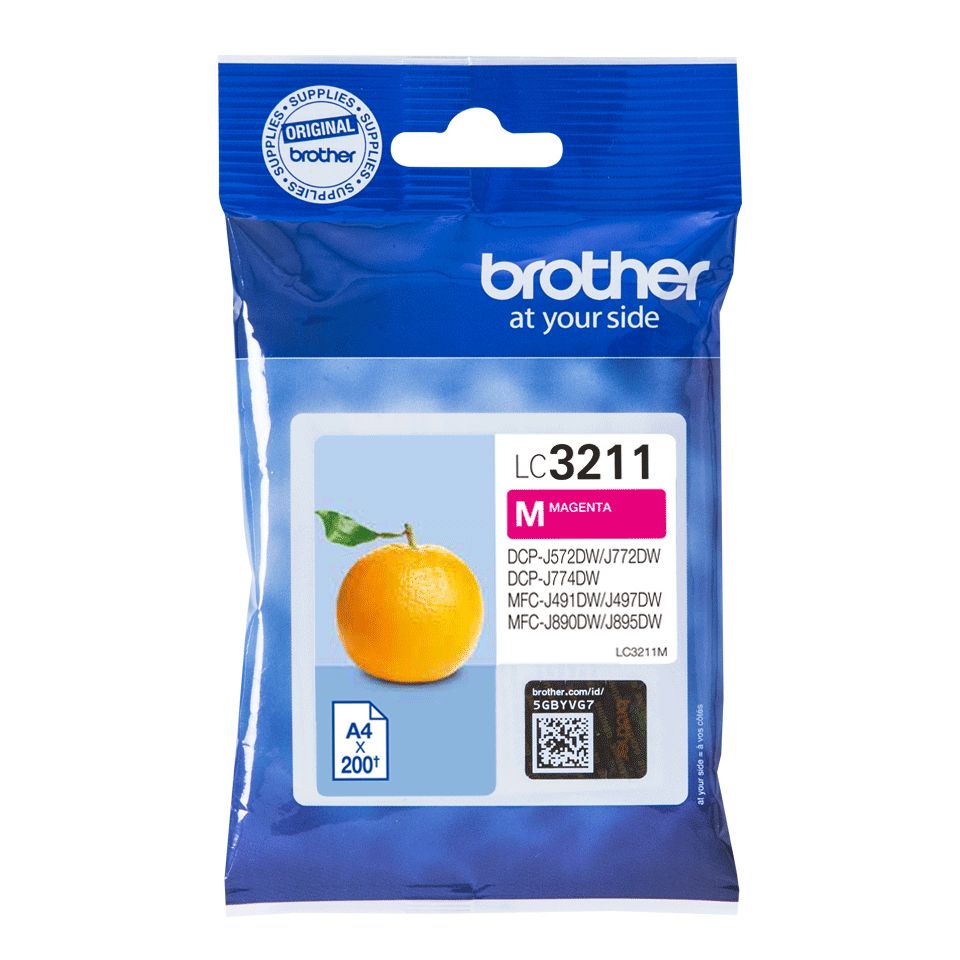 Brother LC-3211M Magenta Ink Cartridge - Original - Standard Yield