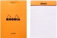 Rhodia Notitieblok - Schrijfblok - N11 - Gelijnd - A7 - 80g - Oranje - 80 vel