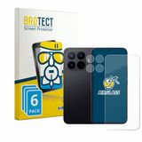 BROTECT Screenprotector 6 Stuks voor Xiaomi 17T Pro (Voor+Camera) Beschermglas transparant