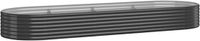 vidaXL Plantenbak - 322x100x36 cm - Gegalvaniseerd Staal - Antracietkleurig