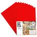 m-office EVA-rubber voor knutselwerk, gekleurd schuim voor creatieve projecten, ideaal voor kunst en handwerk, school, werk of kunst, 40 x 60 cm (kerstrood, 20 stuks)