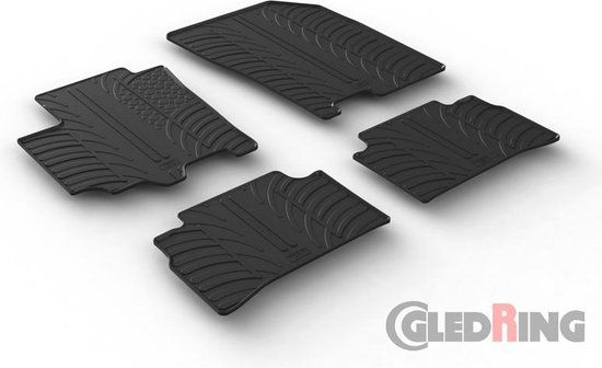 Gledring Rubbermatten passend voor Suzuki Vitara 2015- (handgeschakeld) (T profiel 4-delig)