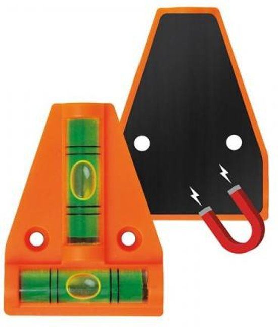 ProPlus Waterpas Pyramide Met Magneet 6 Cm Oranje - 8718546653209