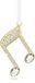 Swarovski Holiday Magic Ornament Dubbele Muzieknoot 5701279