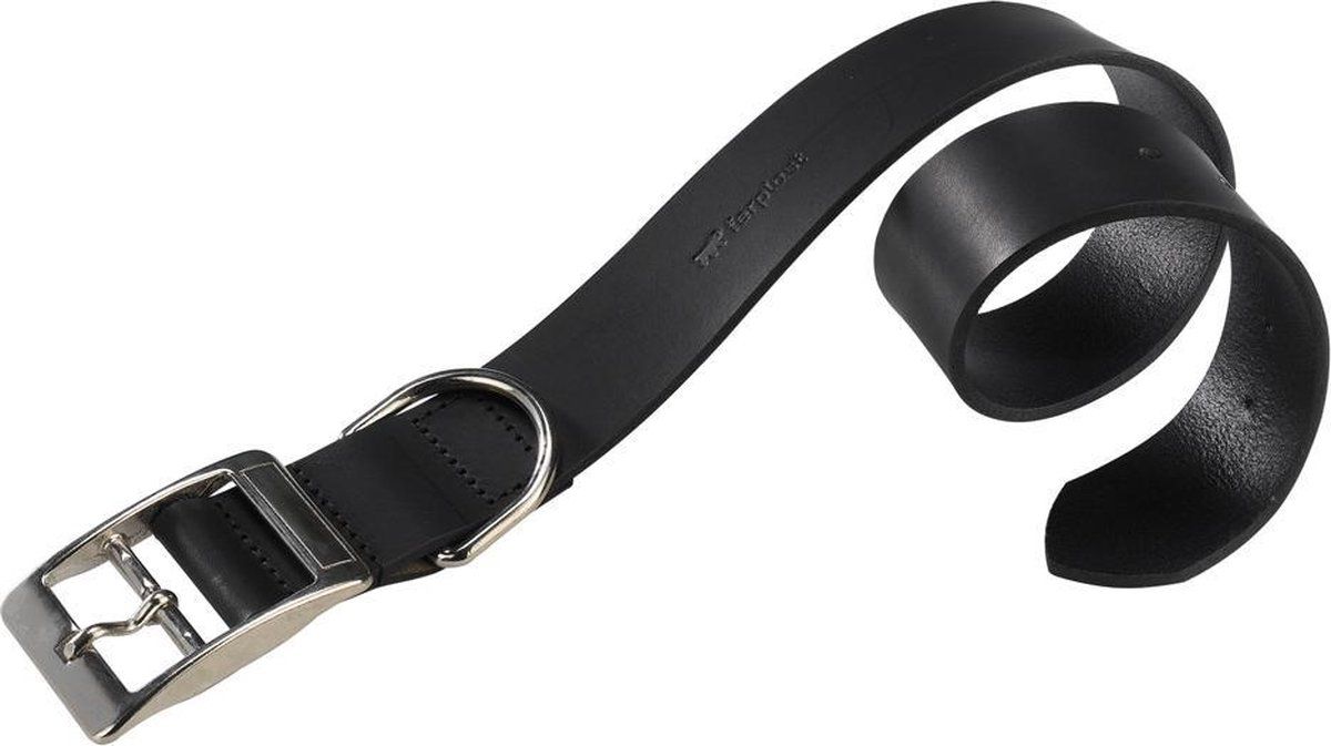 Ferplast Hondenhalsband Natural 35-43 X 2 Cm Kunstleer Zwart