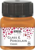 Kreul Glasverf - Porseleinverf - Metallic Goud Brons - Classic - Glazuur look - 20 ml