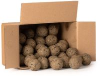 CJ Wildlife 50st Vetbollen met Insecten voor Vogels - Aanbevolen door Vogelbescherming Nederland - Mezenbollen zonder Net - 95 gram per bol - Vogelvoer Buitenvogels - Energierijk Tuinvogelvoer
